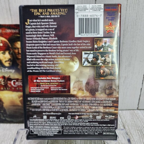 Pirates Of The Caribbean At World's End DVD 2007 - Picture 7 of 7